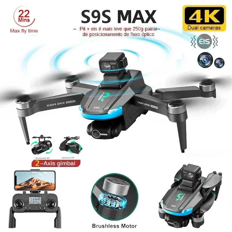 Drone MINI S9S MAX Baru 4K 2 S - Drone Remote Controller Lanyard ulasan dan harga
