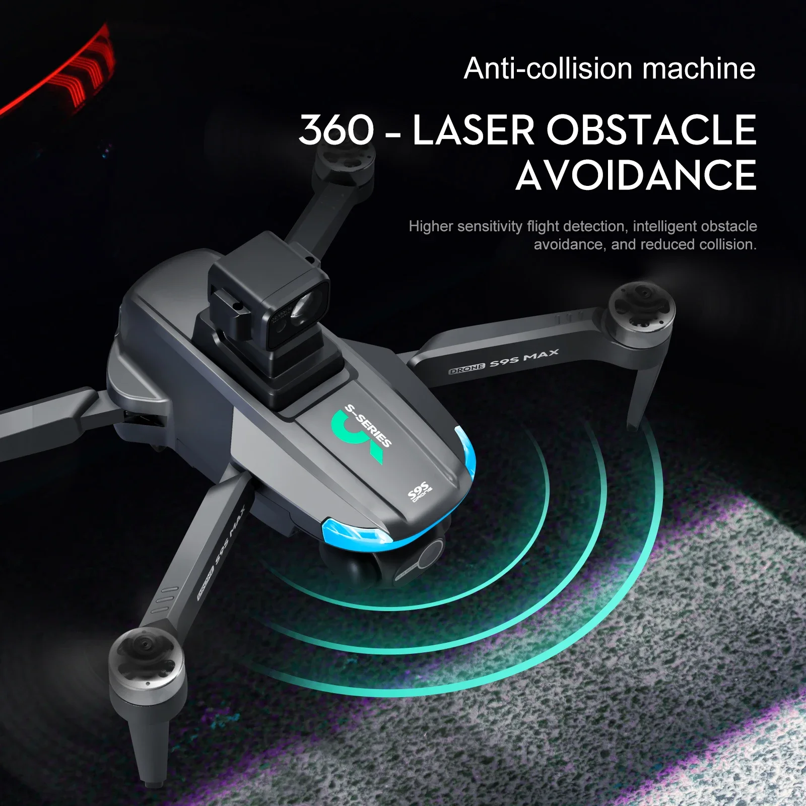 Drone MINI S9S MAX Baru 4K 2 S - Drone Remote Controller Lanyard ulasan dan harga