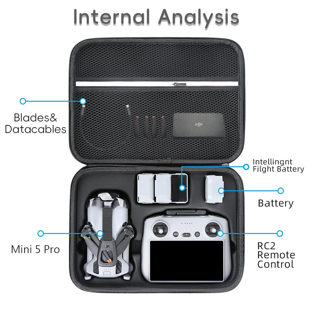 Untuk Mini 5 Pro Case Tas Peny - Drone Carrying Case ulasan dan harga
