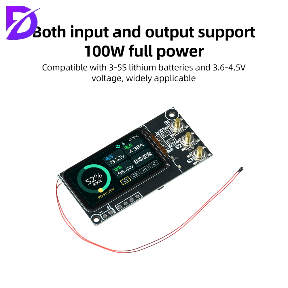 Modul Power Bank DIY 100W PD d - Drone Solar Charger ulasan dan harga